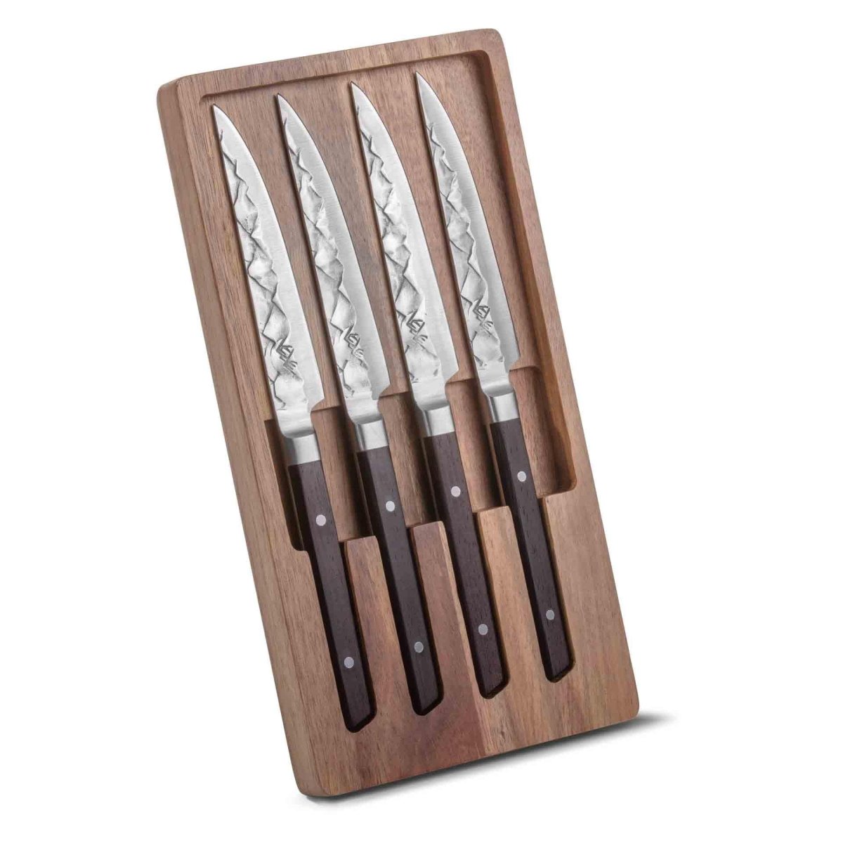 BARE Cookware Steakmessen 4st. met slijpsteen - Afbeelding 2