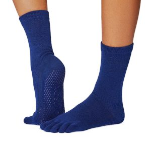 Antislip Sokken Crew met Tenen Deep Navy – ToeSox
