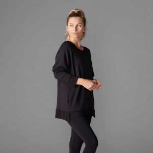 Tavi Noir Cozy Sweatshirt In Ebony