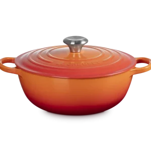 Le Creuset Marmite Braadpan Signature 'Oranjerood' Ø26cm / 4.1L